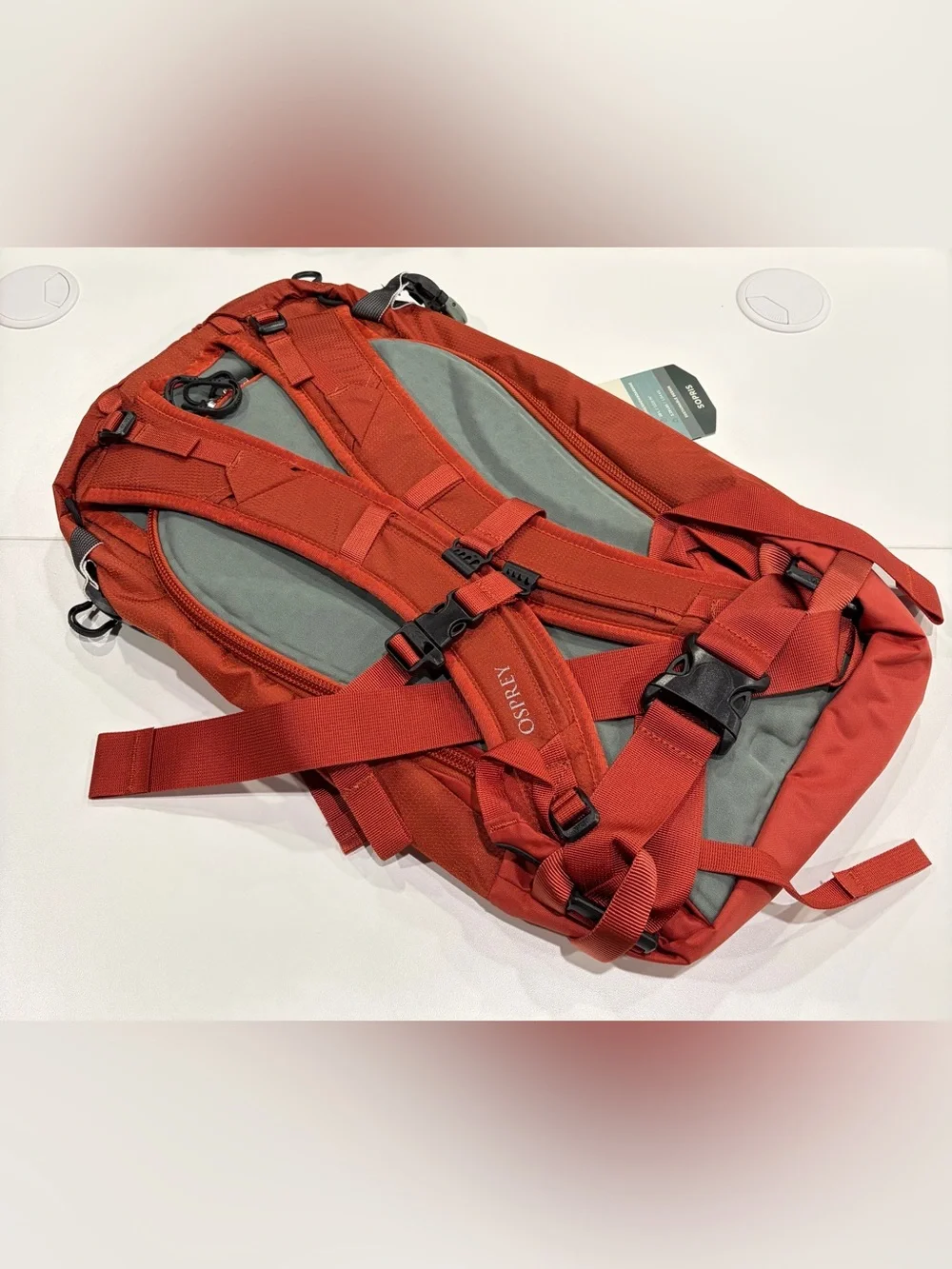 Osprey Women's Sopris 20 L Backpack Emberglow Orange 20L Pack NWT Snow